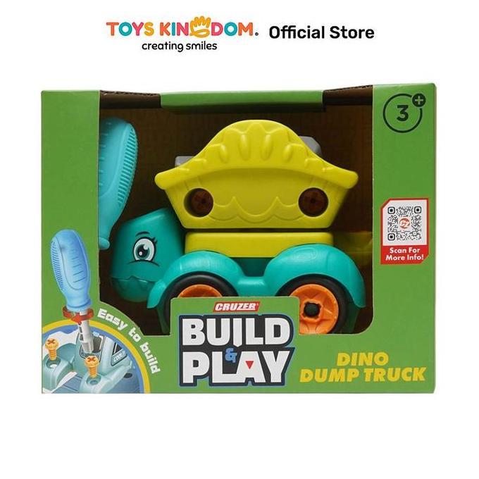 Toys Kingdom Cruzer Set Build & Play Dino Dump Truck