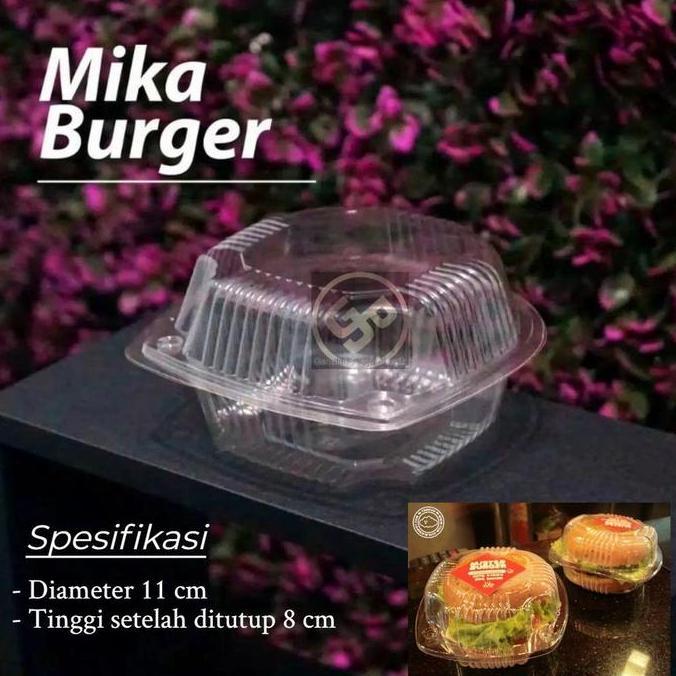 Mika Roti Burger Hamburger/Mika Bolu/Mika Burger
