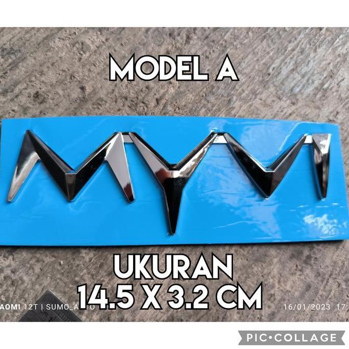 EMBLEM TULISAN MYVI PERODUA MYVI SIRION VERSI MALAYSIA HARGA KHUSUS