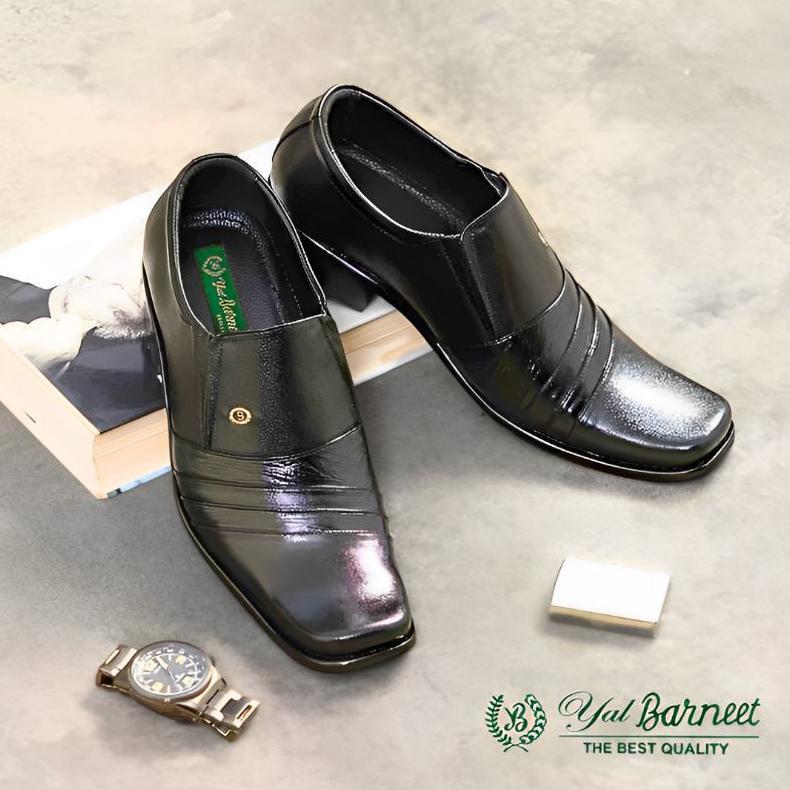 Murah Pantofel Kulit Asli Cowok Yal Barneet 235 Sepatu Formal Kerja Pria