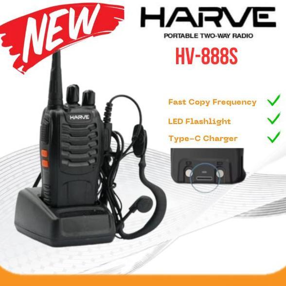 Handy Talky Harve HV-888s HT Harve 888s Single Band UHF
