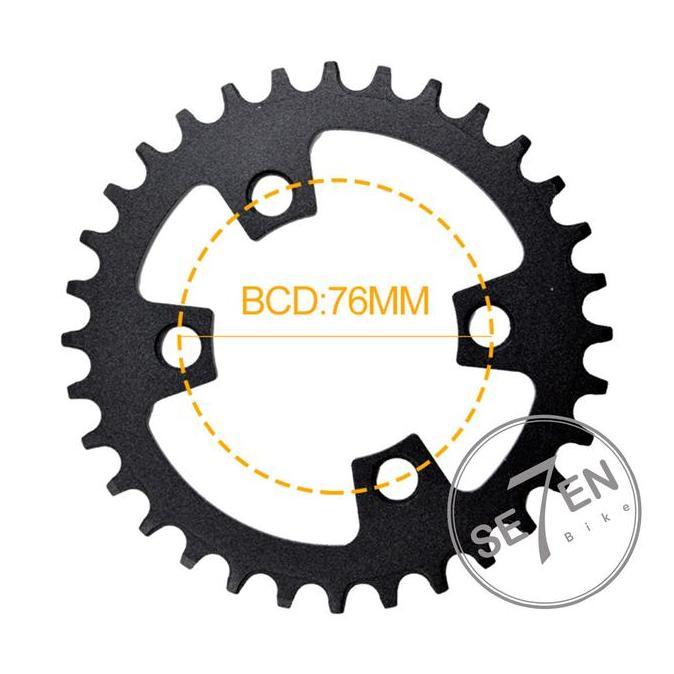 Promo PEDAL ADDICT 76 BCD Chainring Diskon