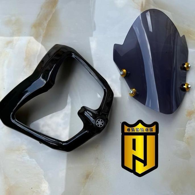 Paket Vixion Nvl Visor Plus Cover Lampu Vixion New Nvl 2013 2014 Variasi Vixion New Nvl Cover Lampu 