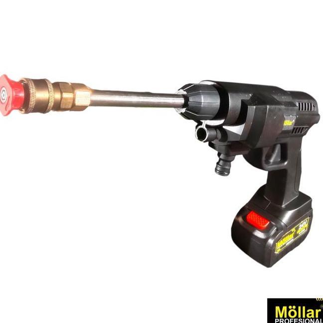 Mollar W Mesin Cuci Steam Motor 24V Cordless Jet Cleaner