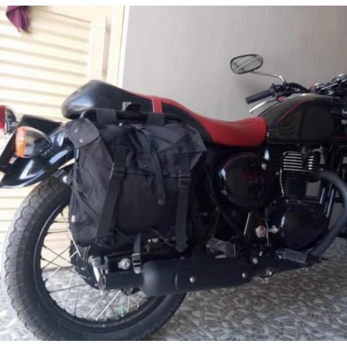 Tas Motor Sidebag Royal Enfield / Tas Sidebag Motor W175