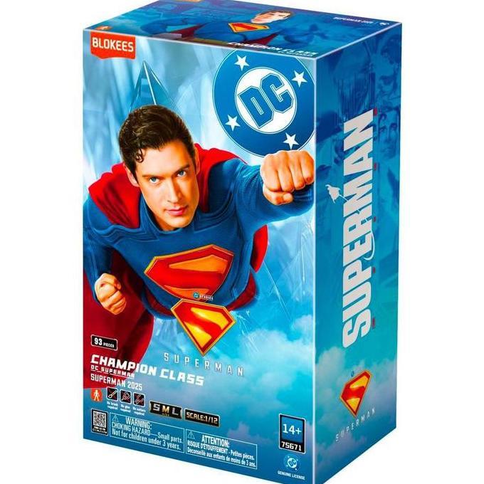 Blokees Figures Superman Super Man Dc 2025 Krypto Dog Champion Class Action Figures Dc Superman 2025