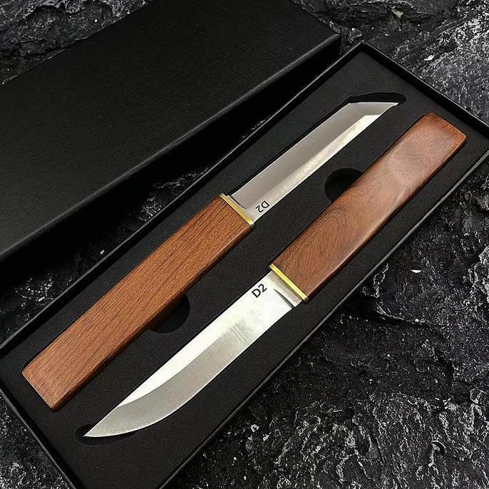 Fixed Blde Dual Knife Tanto D2 Ready