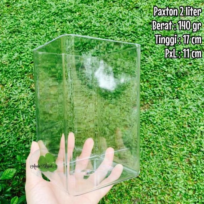 GOJEK toples paxton 2 liter cupang toples solitaire acrylic clear