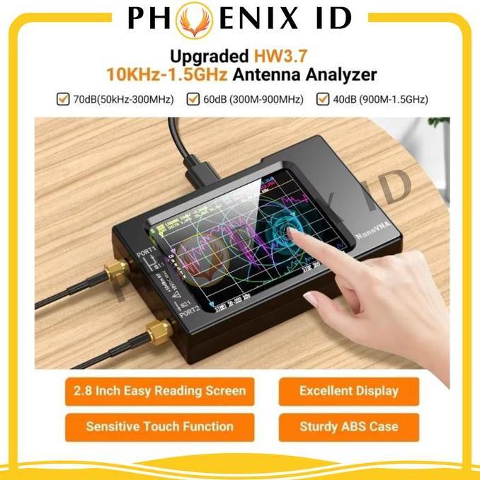 spajimanliee - nanovna-h v3.7 new 2025 nanovna h vector network analyzer 10khz - 1.5 ghz hf vhf ufh 