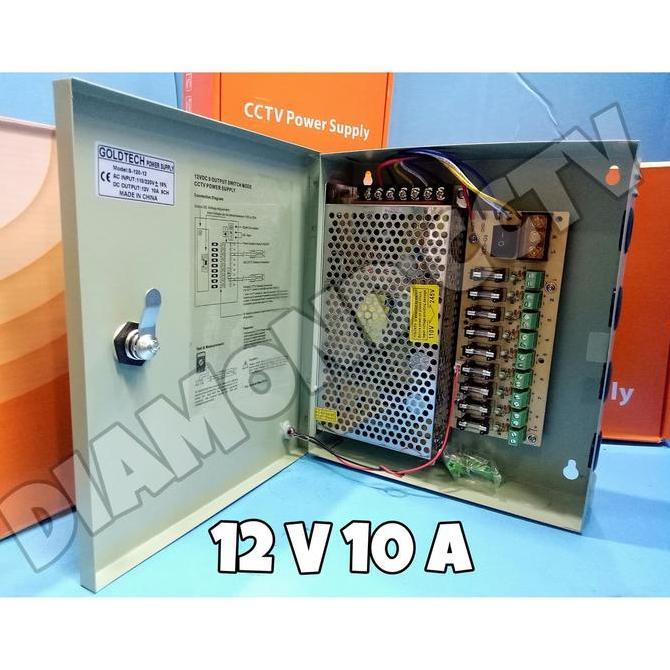 // Panel Cctv - Power Cctv - Power Supply Box 12V 10A Cctv //