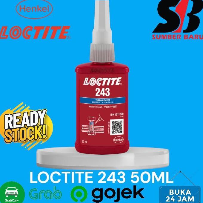 Pilihan - Henkel Loctite 243 Threadlocker Lem Baut 50 Ml - Lem Baut Loctite 243 50Ml