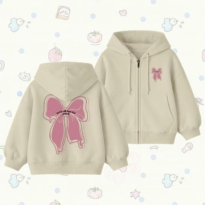 YUDAZ Jacket Hoodie Zipper Anak B Umur 4-15 Tahun Unisex Laki-Laki & Perempuan BSS