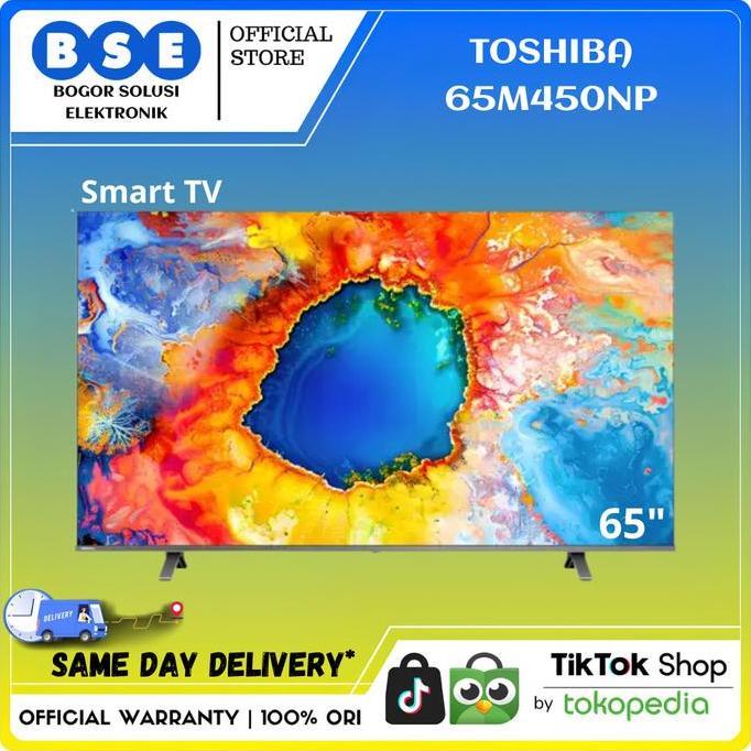 Goodseller- TV 65 Inch Toshiba 65M450NP Dolby Vision Atmos TV Toshiba 65 M450 NP QLED 4K Smart TV