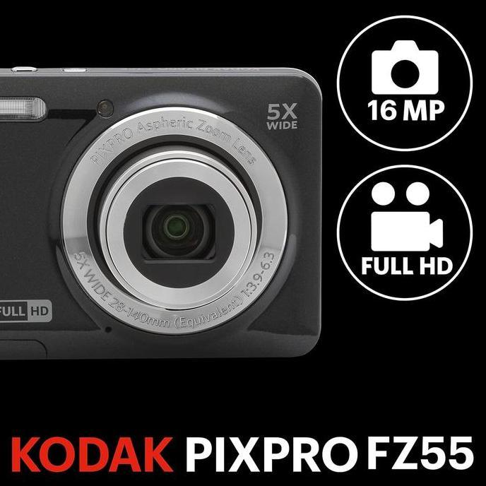 KODAK PIXPRO FZ55 Digital Camera - Kodak FZ55 Pocket Camera