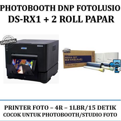 Printer Photobooth DNP fotolusio DS-RX1 + free 2 roll paper