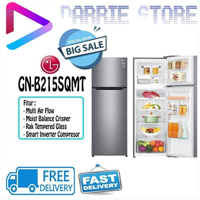 Goodseller- LG GN-B215SQMT KULKAS 2 PINTU INVERTER GNB215SQMT GNB215 215SQMT