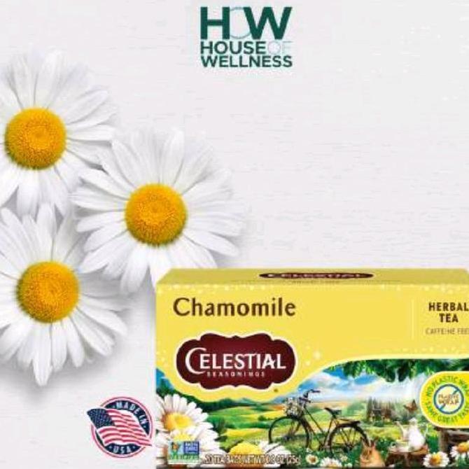 Celestial Chamomile Herbal tea @ 20 tea bags [How]