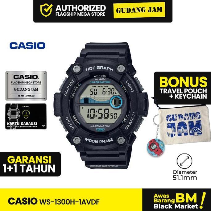 Casio General WS-1300H-1AVDF WS-1300H WS-1300 WS1300H WS1300