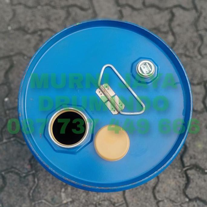 Drum bekas / jerigen kaleng BBM 25 liter