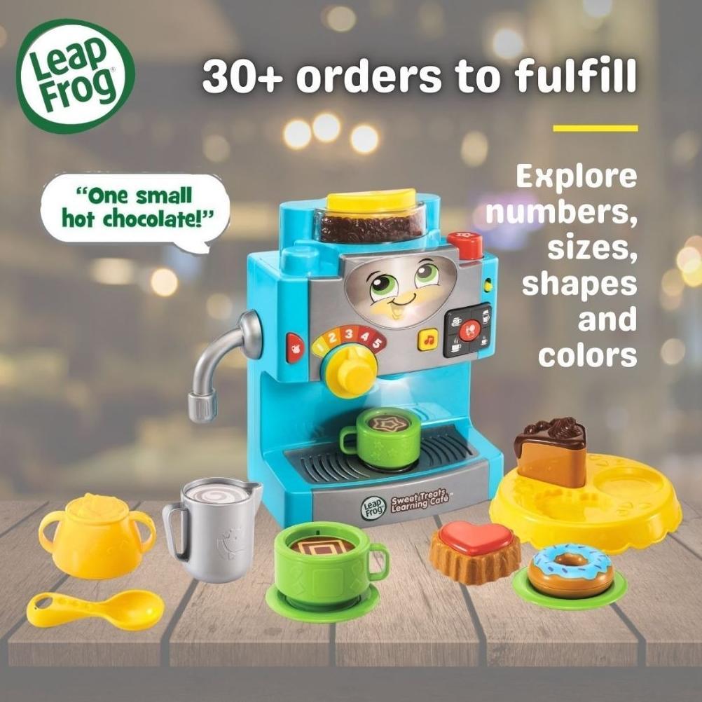 Promo Leapfrog Sweet Treats Learning Cafe Blue Role Playing Toy Set