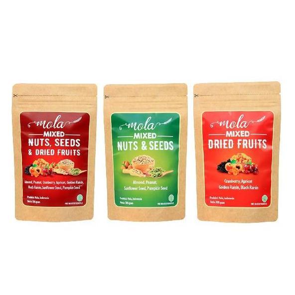 Kriuk- Mixed Dried Fruits, Mixed Nuts & Seeds, Mixed Nuts Seeds & Dried Mola