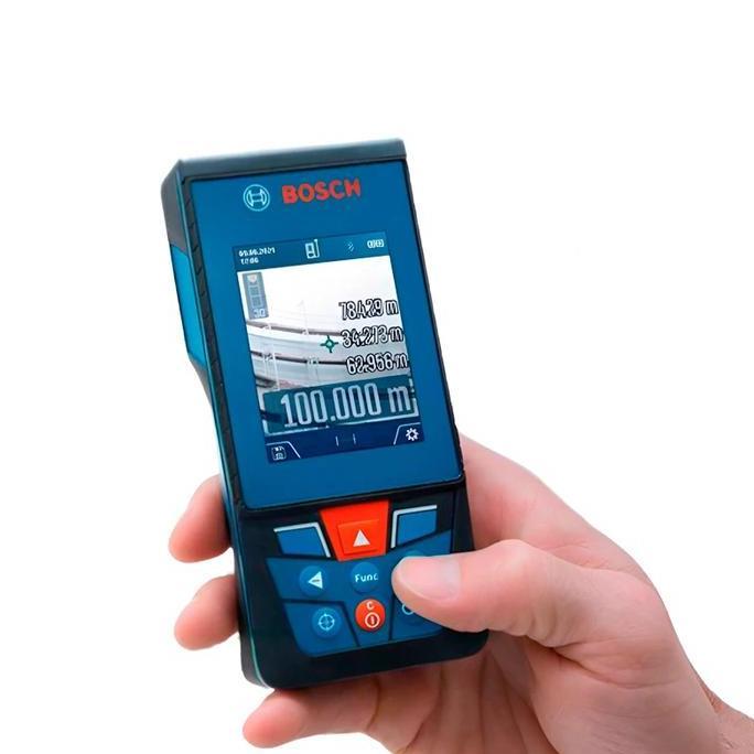 Long- Bosch Glm100 Glm 100 25 C 25C Meteran Laser Dital Rangefinder Alat Ukur Jarak Kamera 100 Meter