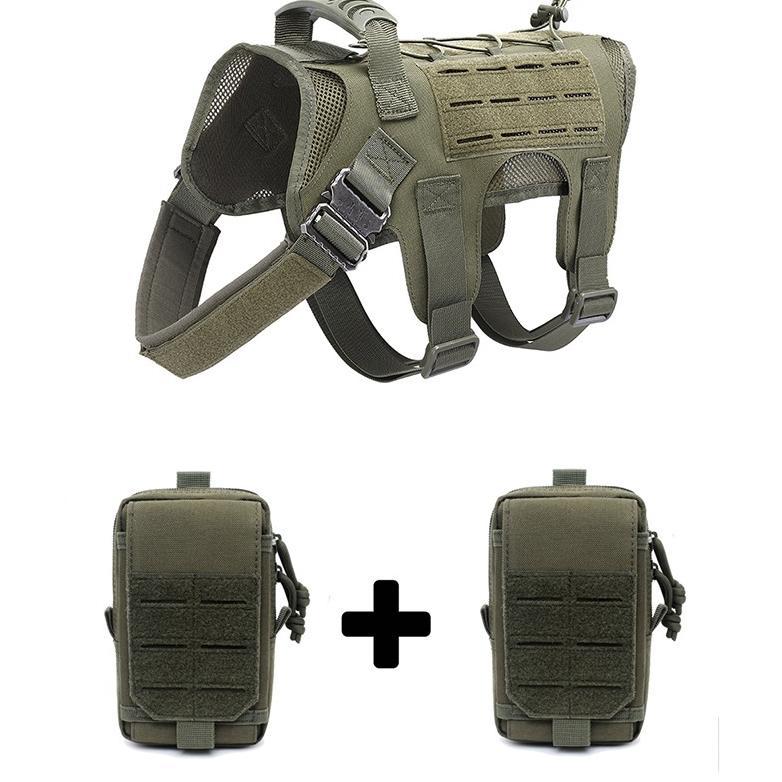 Harnes Anjing Besar HARX2 / Dog Harness / K9 Harness Rompi Professional Tactical Dog Vest Diskon