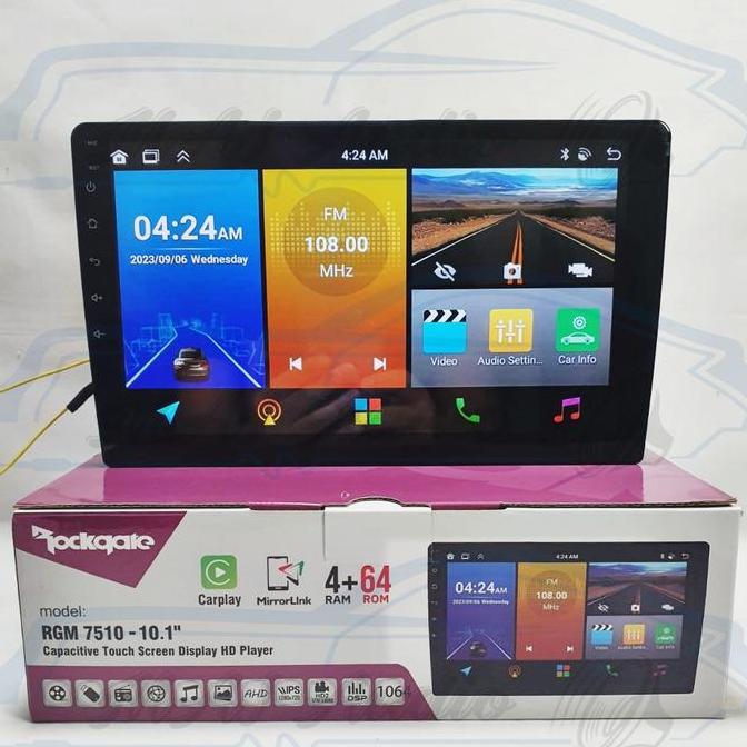 Head Unit Android Rockgate Rgm 7510 Ram 4/64Gb Murah