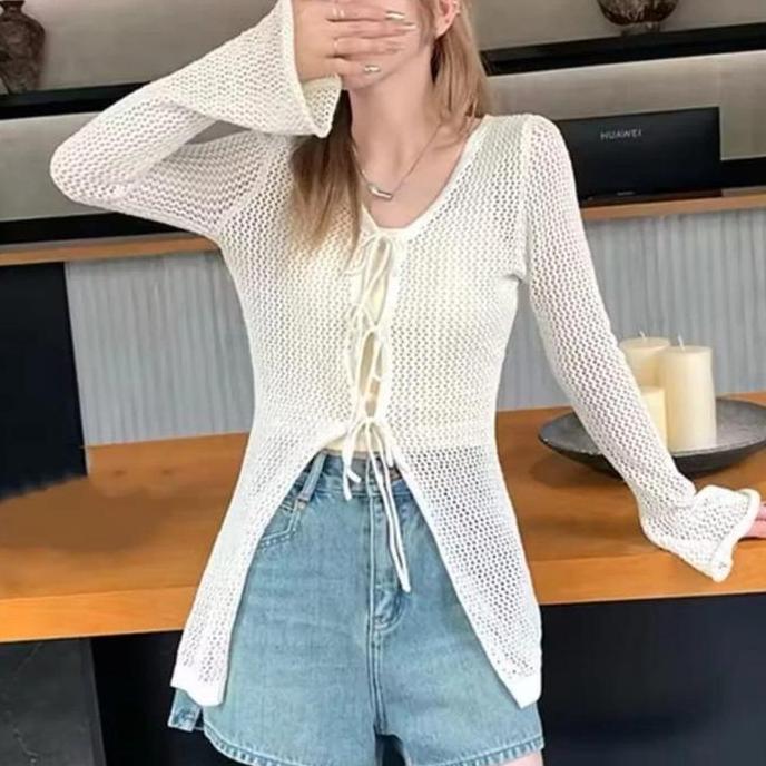 Aurora Cardi tali pita | Korean Cardi | Cardi Wanita