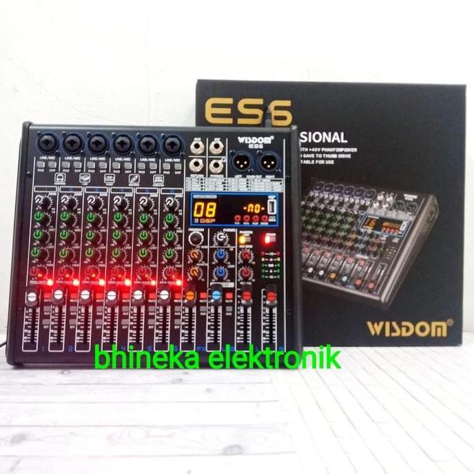Soull- Mixer Wisdom Es6 / Es 6 Mixer 6 Channel