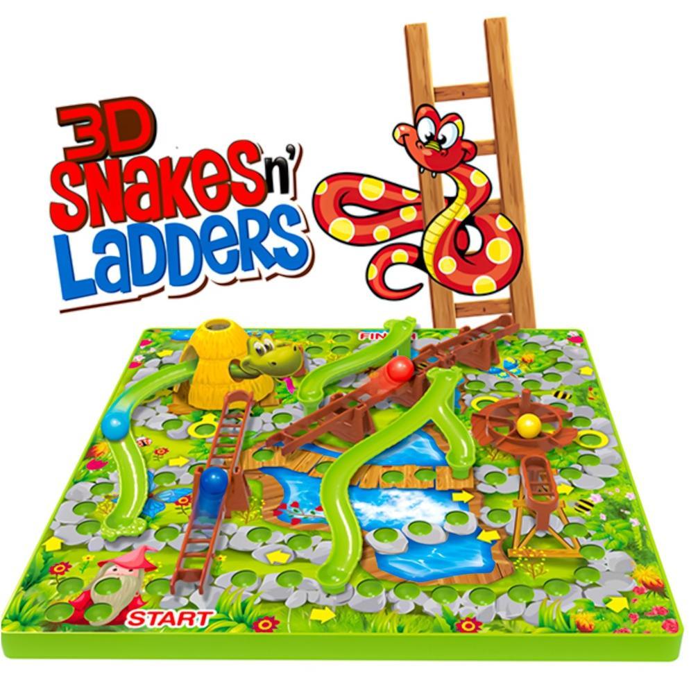 Mainan Board Family Game 3D Snakes n Ladders LT990-05 Ular Tangga Board game