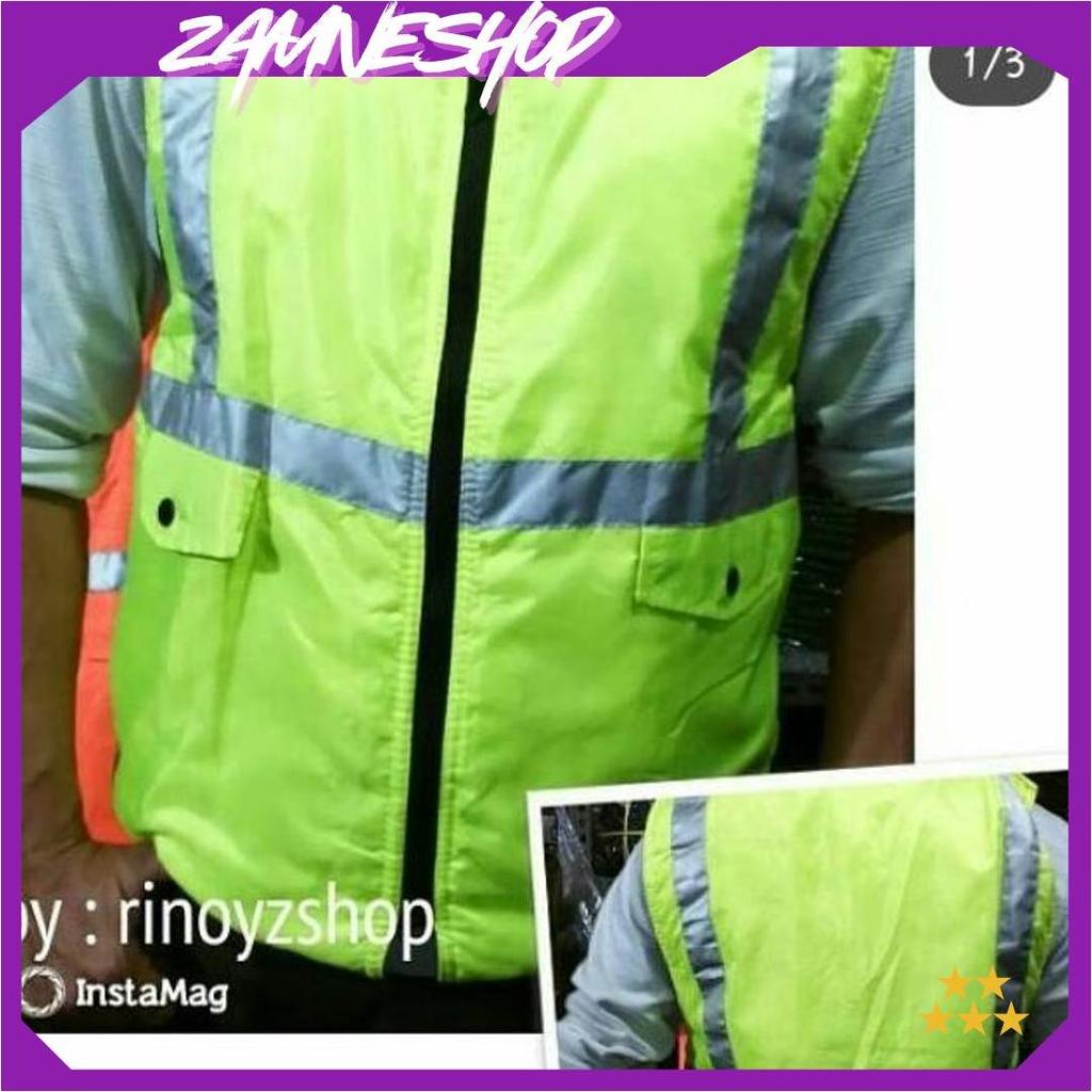 Rompi Proyek Hijau / Rompi Touring / Rompi Safety /rompi angin RZ Cod