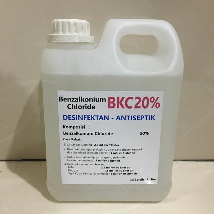 Desinfektan Antiseptik BKC 20% Benzalkonium Chloride / BKC 20%