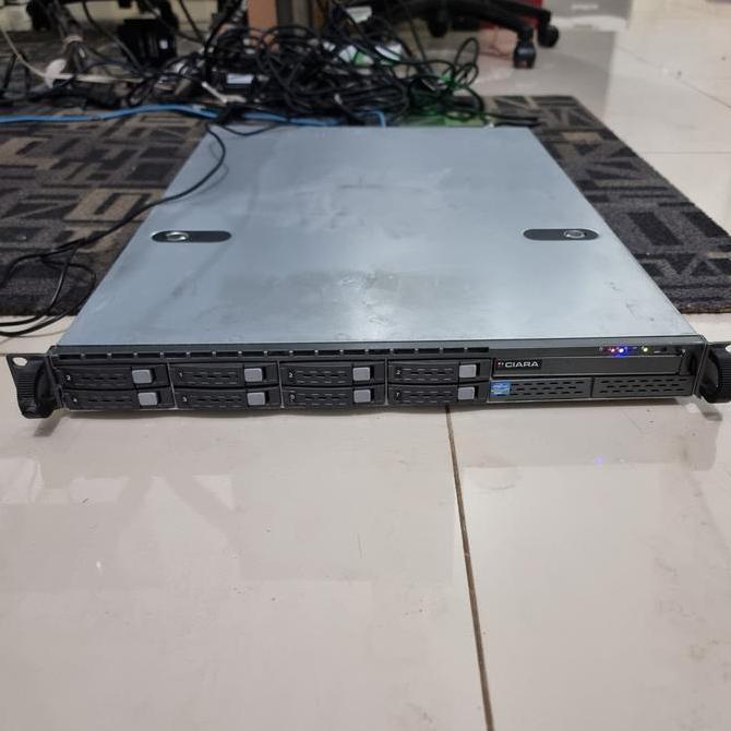 Server Ciara 1U Xeon 8Core Cpu 16Gb Ram 2x Sfp+ 10G Mikrotik X86 lv6