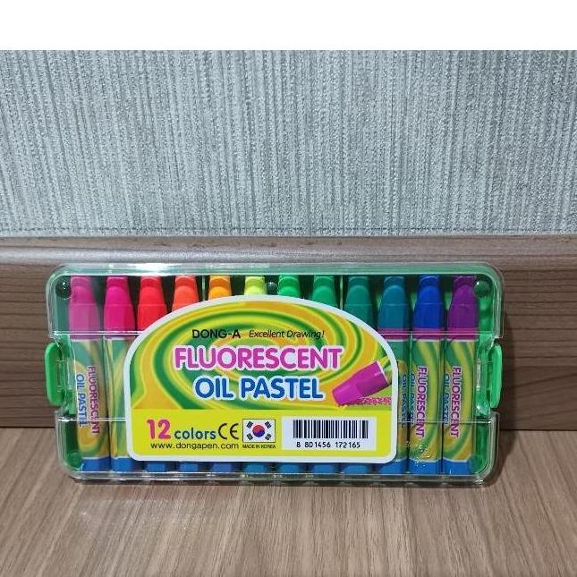 Yone- Oil Pastel / Crayon Donga 12 Rna Fluorescent /