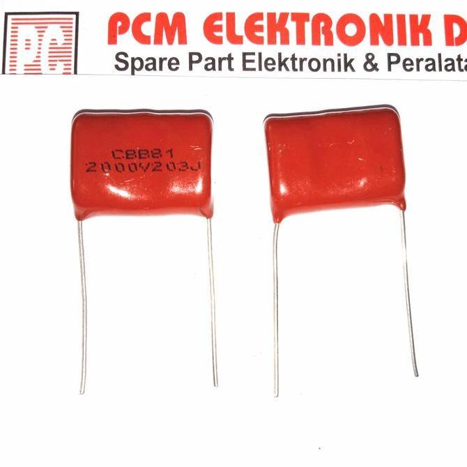 MILAR 203J2000V 203J 2000V 203 2000 20NF 20 NF MYLAR CAPACITOR PCMED