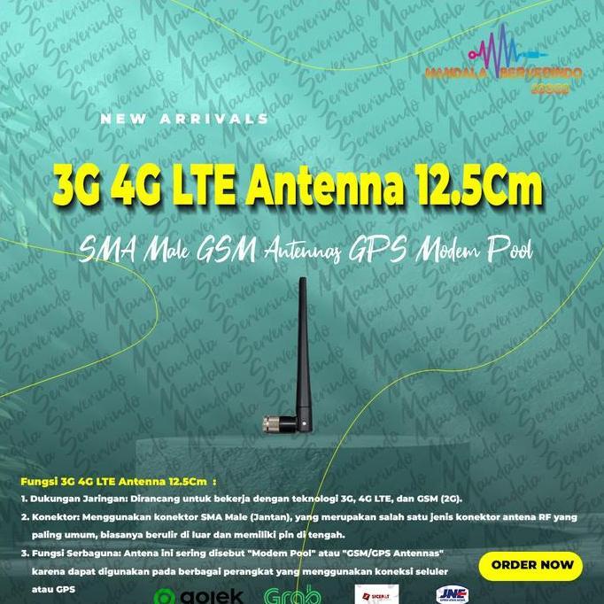 3G 4G LTE Antenna 12.5Cm SMA Male GSM Antennas GPS Modem Pool