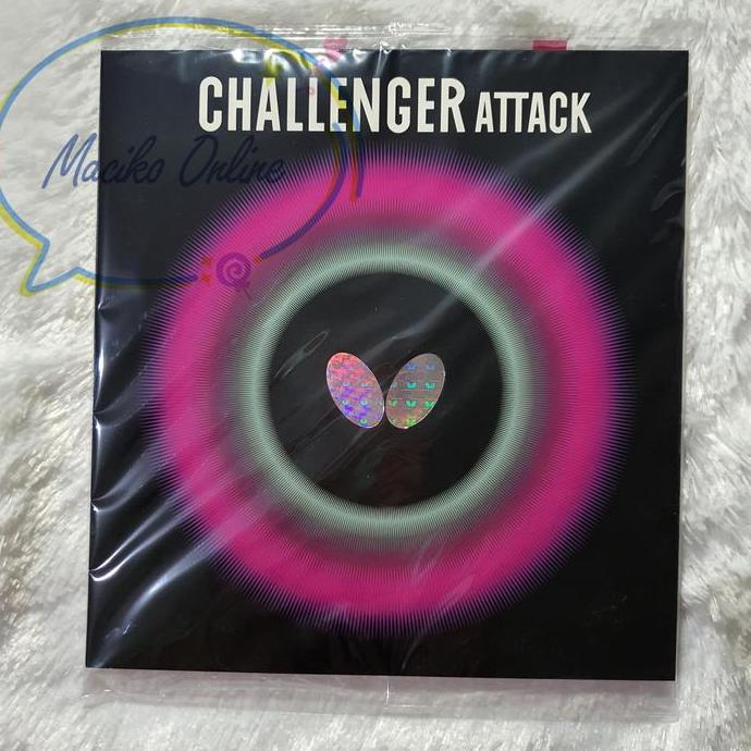 TERBARU - Challenger Attack 1.7mm~Karet Bet Pingpong Butterfly Challenger Attack