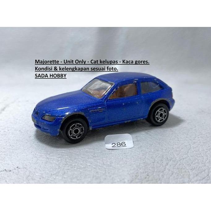 MAJORETTE BMW Z3 COUPE BLUE UNIT ONLY MINUS SADHO