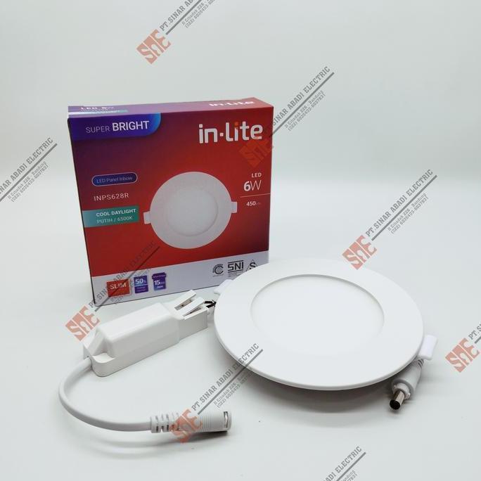 Lampu Downlight Led Inlite 6 Watt Inbow 3000K/4000K/6500K INPS628R