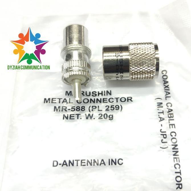 Call- Konektor Marushin Rg 6 D5 Conector Marushin 5D Rg 6