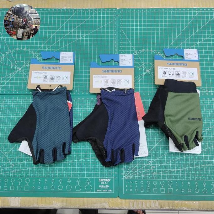 Sarung Tangan Sepeda Shimano Gravel Gloves Size M