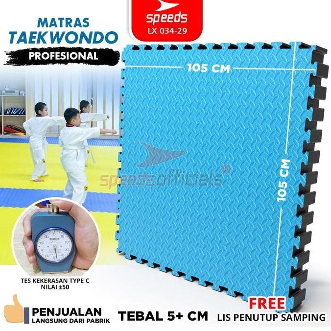 Jeromesos - Speeds Matras Takewondo Evamat Tebal Bela Diri Muaythai Eva Puzzle Karate Matras Bela Di