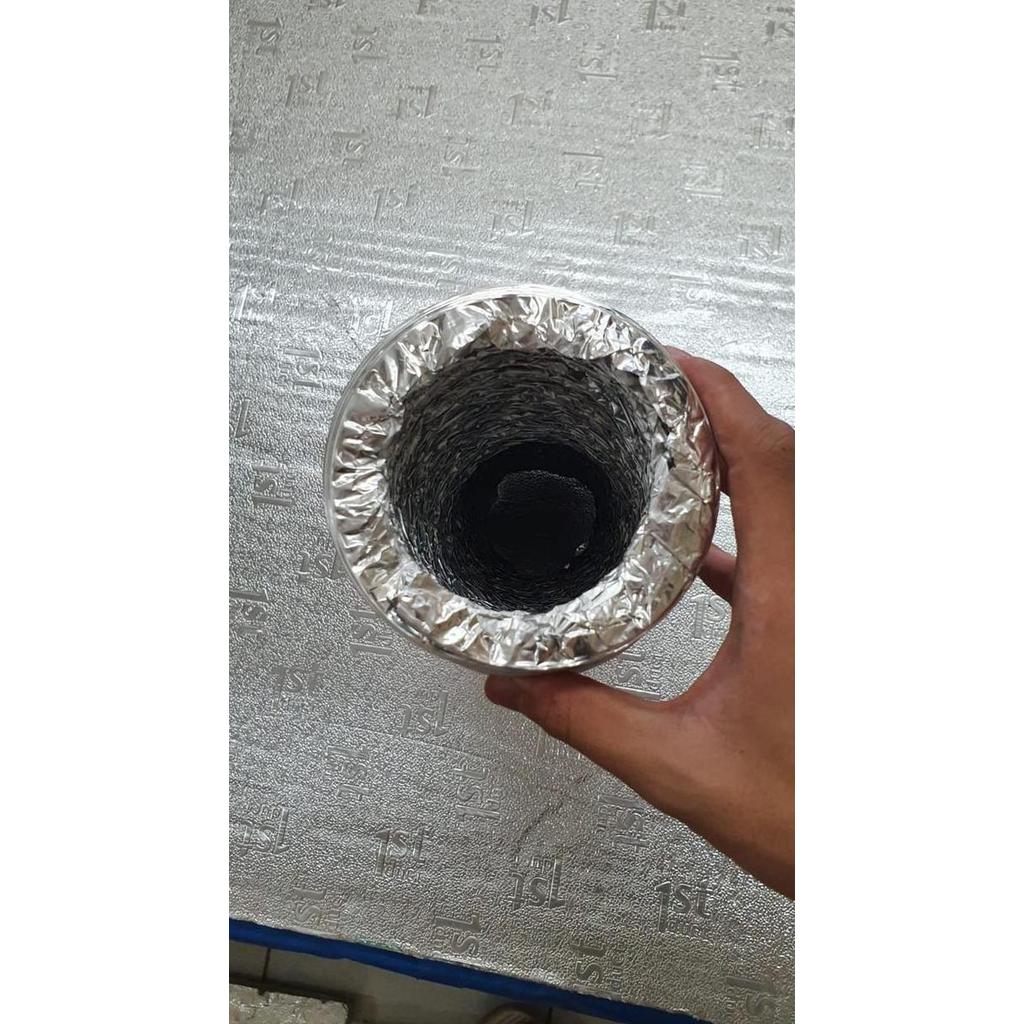FLEXIBLE DUCT 4 INCH / FLEXIBLE DUCT / ALUMUNIUM FLEXIBLE DUCT Diskon