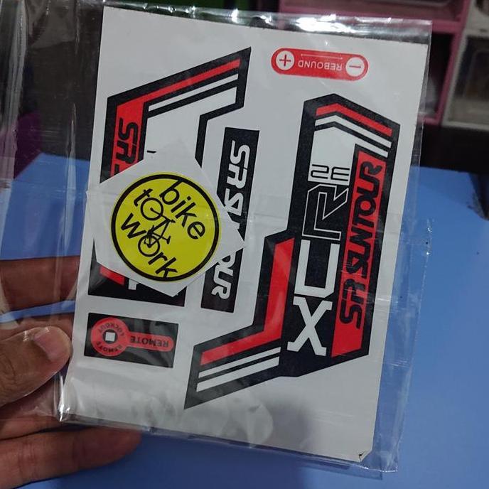 FORK SUNTOUR XCR STICKER DECAL FORK STICKER FORK SUNTOUR SUNTOUR XCM X