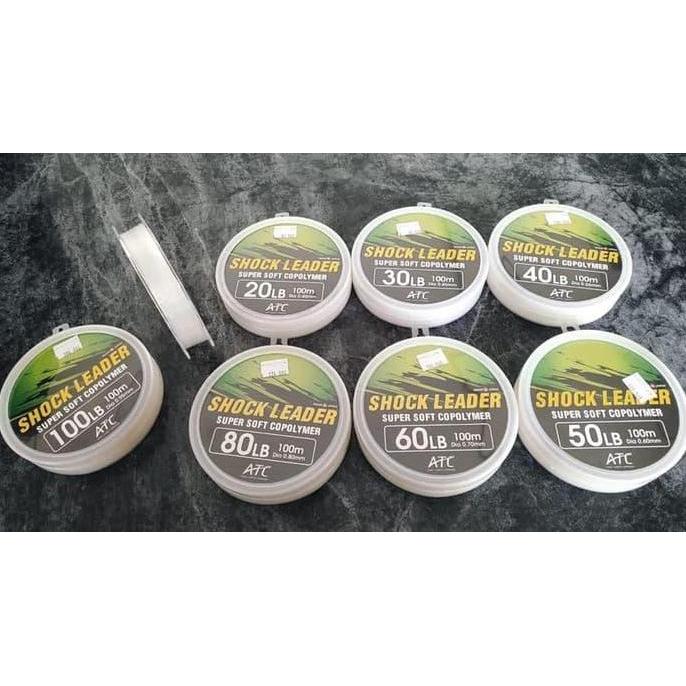 ATC SHOCK LEADER 100M - SUPER SOFT COPOLYMER (MADE IN JAPAN)
