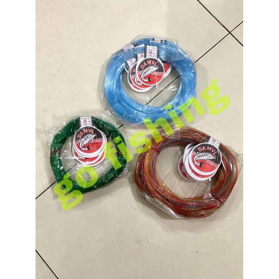 SENAR DAMYL / DAMIL WARNA MAMBO - UKURAN LENGKAP 2 LBS - 200 LBS