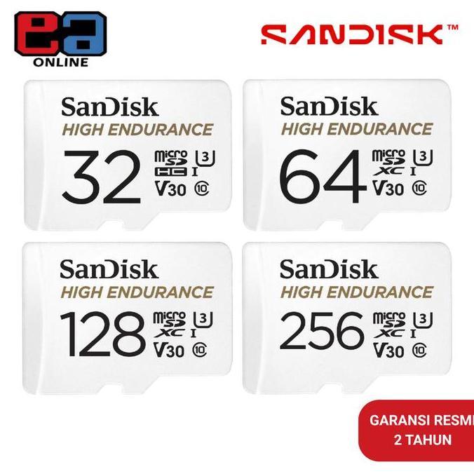 Mirullah999 - Sandisk Micro Sd 32G / 64Gb / 128Gb / 256Gb / 512Gb  High Endurance Video Monitoring O
