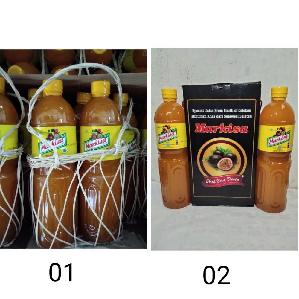 Ada sirup buah markisa merek ,Bola Buah Dunia asli 100% Makassar isi 1000ml X 2 botol perdusny