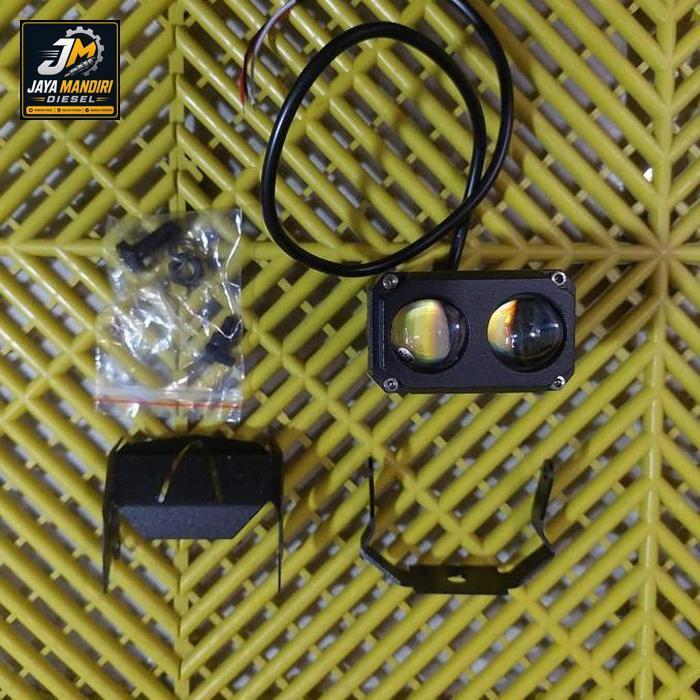Lampu Tembak SQL 2 Mata Putih Kuning